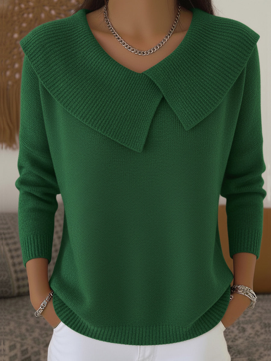 Warm Sweater with Soft Collar Australia Women Winter