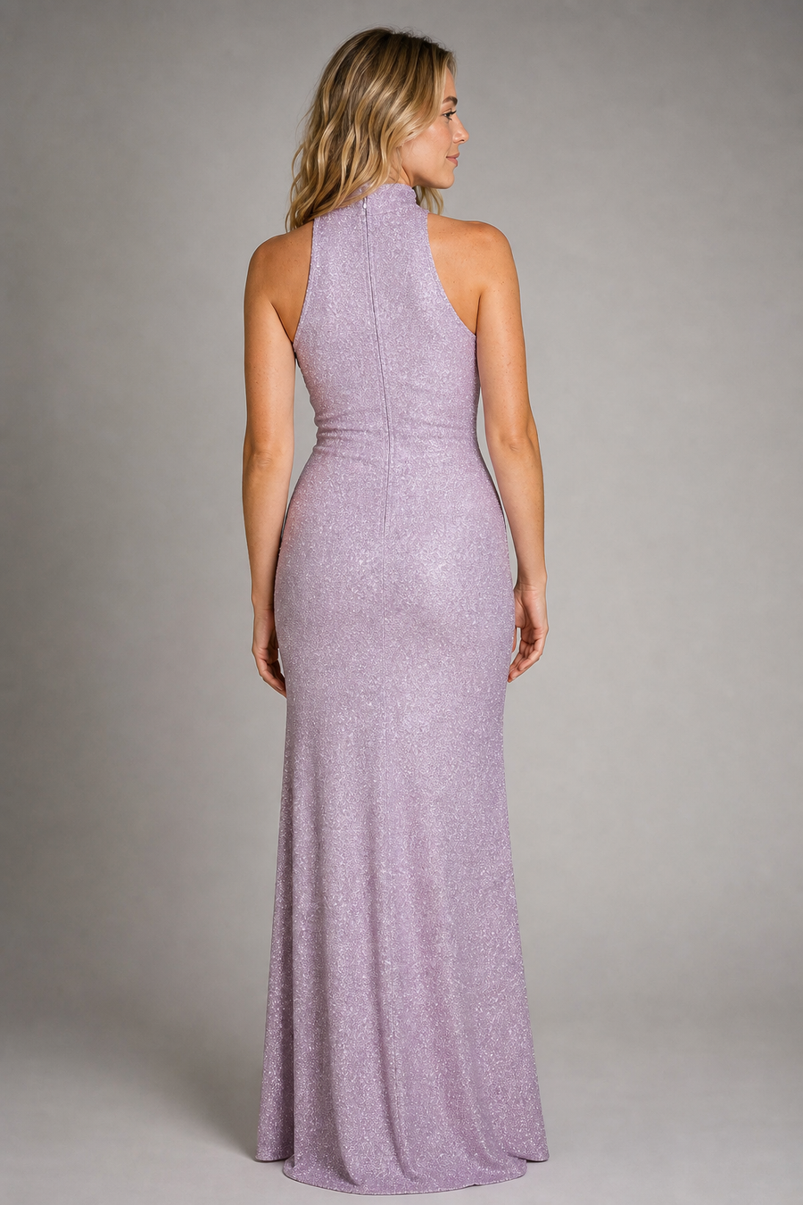 Kayleigh Backless Floral Maxi Dress | Women's Halter Formal Gown