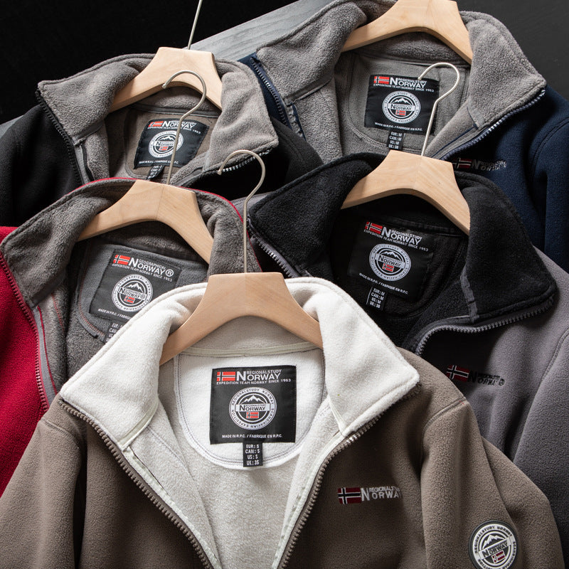 Fleece Jacket – Zip-Up Lightweight – Regular Fit – Men's Winter Outerwear Australia