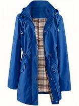 Women's Hooded Jacket – Soft Cozy Fit – Winter Casual Australia in Blue