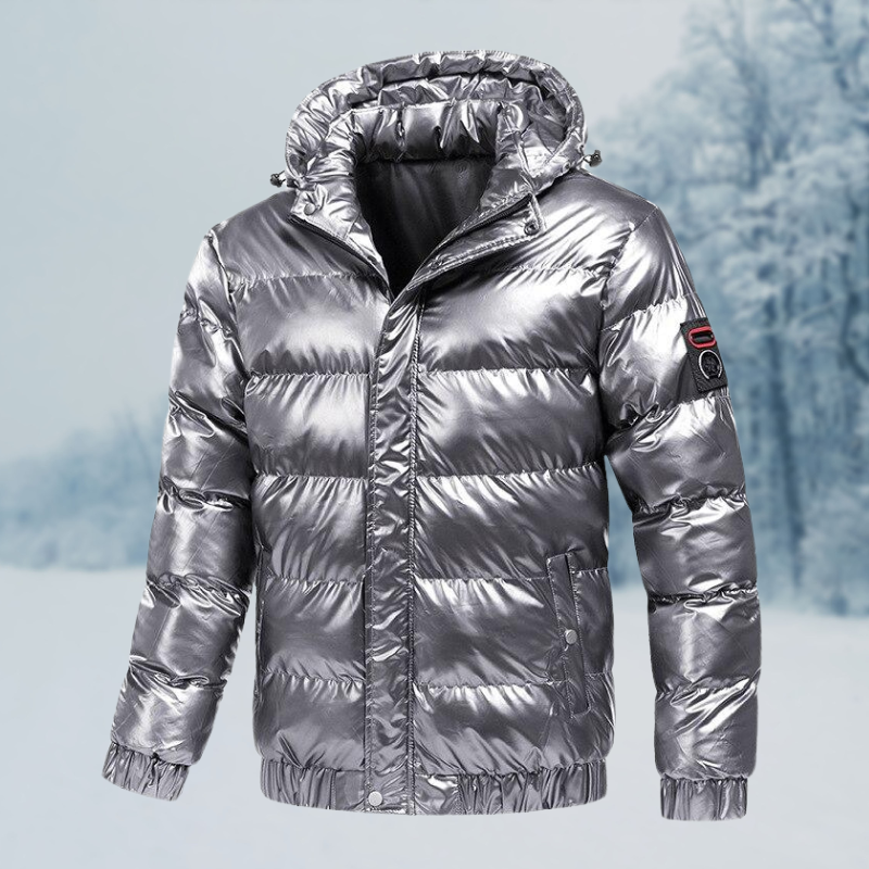 Puffer Jacket – Quilted Water-Repellent Shell – Relaxed Fit – Men's Winter Outerwear Australia