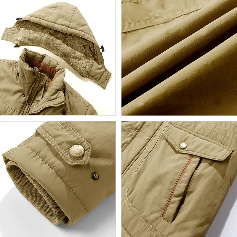 Winter Jacket – Waterproof Insulated Hooded – Regular Fit – Men's Outdoor Outerwear Australia