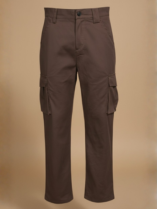 Cargo Trousers – Cotton Canvas Insulated – Straight Tapered Fit – Men's Workwear Australia