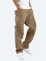 Cargo Pants – Functional Multi-Pocket – Relaxed Fit – Men's Casual Australia in Brown