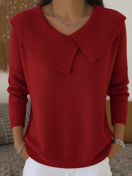 Warm Sweater with Soft Collar Australia Women Winter