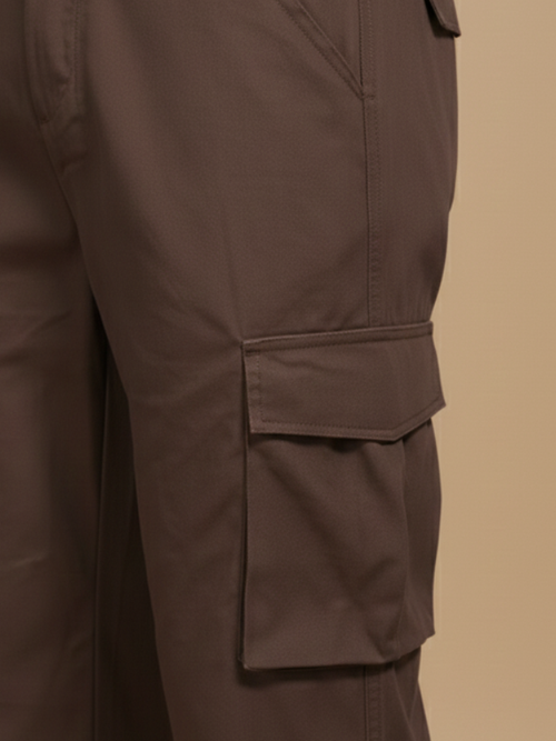 Cargo Trousers – Cotton Canvas Insulated – Straight Tapered Fit – Men's Workwear Australia