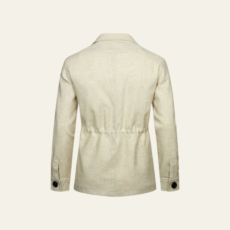 Field Jacket – Polyester Linen Blend – Regular Fit – Men's Heritage Outerwear Australia
