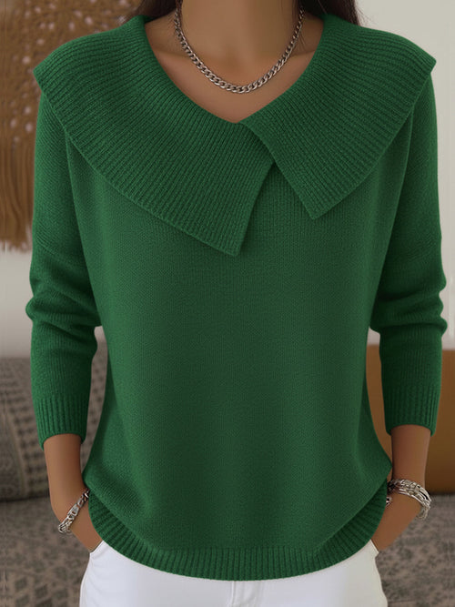 Warm Sweater with Soft Collar Australia Women Winter