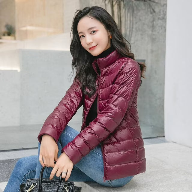 Women's Quilted Jacket – Lightweight Water-Repellent – Winter Australia