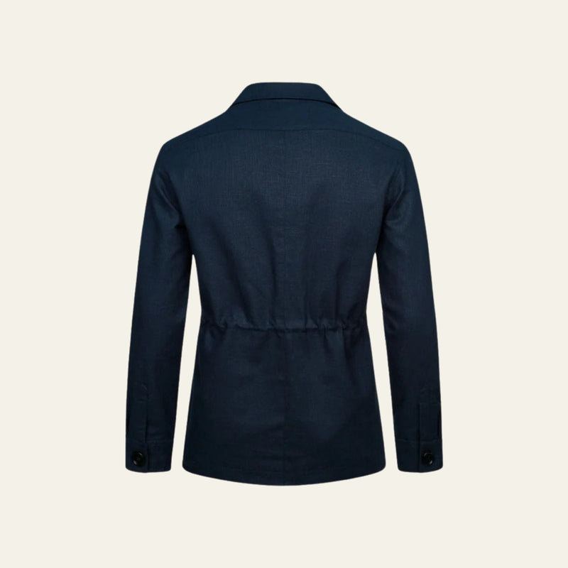 Field Jacket – Polyester Linen Blend – Regular Fit – Men's Heritage Outerwear Australia