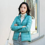 Women's Quilted Jacket – Lightweight Water-Repellent – Winter Australia in Lightblue