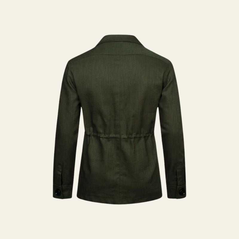 Field Jacket – Polyester Linen Blend – Regular Fit – Men's Heritage Outerwear Australia