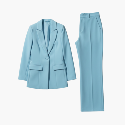 Women's Suit Set – Tailored Single-Button Blazer & Trousers – Office Australia