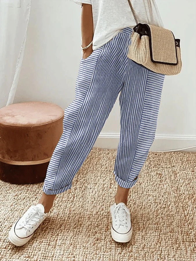 Amynelle | Effortless Lightweight Linen Pants Women