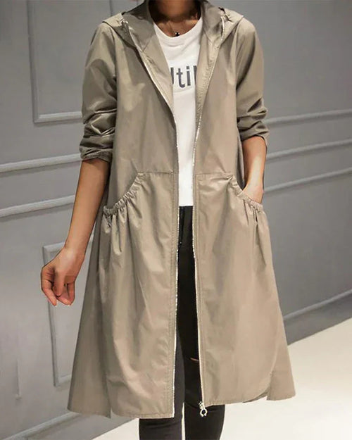 Women's Long Jacket – Sleek Modern Warm – Winter Casual Australia