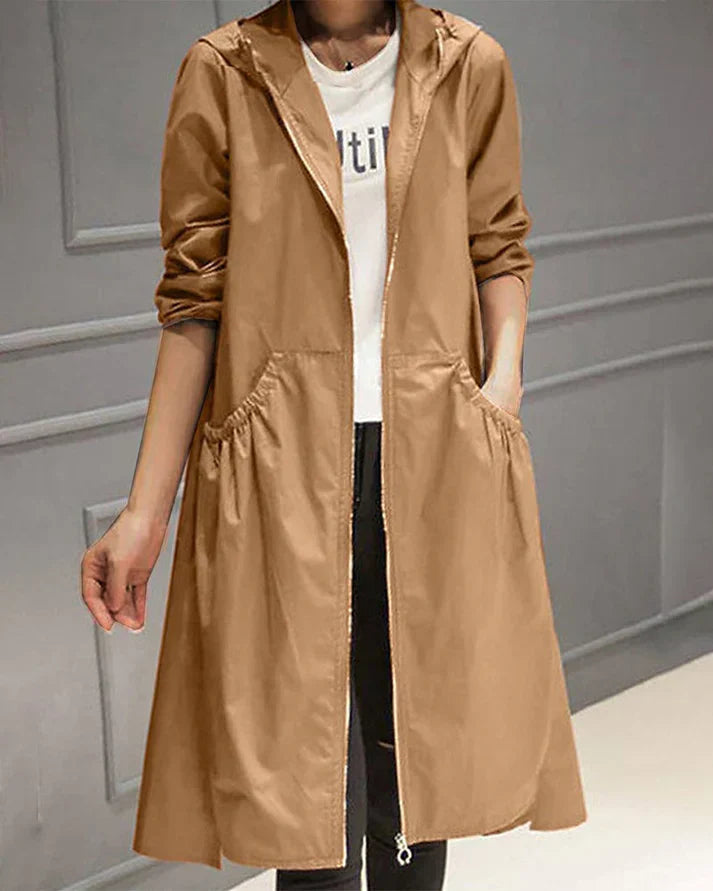 Women's Long Jacket – Sleek Modern Warm – Winter Casual Australia