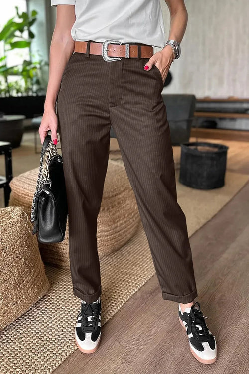 Women's Tailored Pants – High-Waisted Straight-Leg – Office Australia