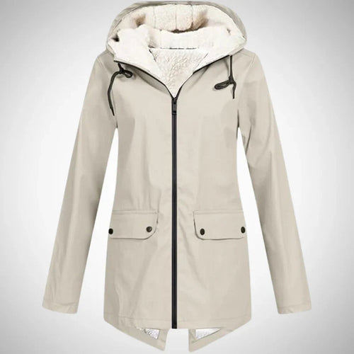Women's Raincoat – Fleece-Lined Water-Repellent – Winter Australia