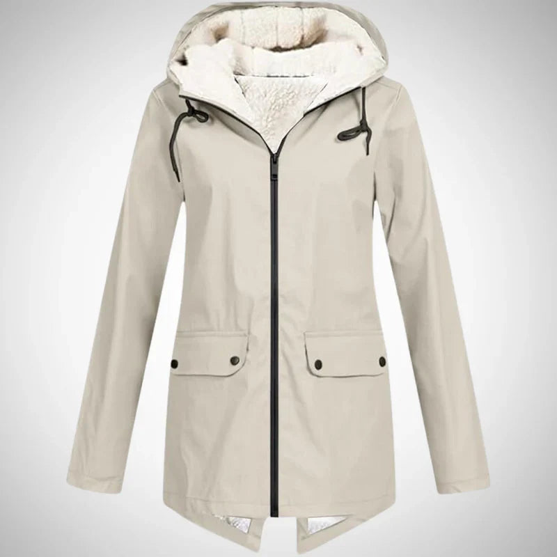 Women's Raincoat – Fleece-Lined Water-Repellent – Winter Australia