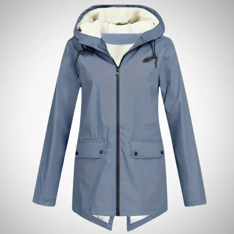 Women's Raincoat – Fleece-Lined Water-Repellent – Winter Australia