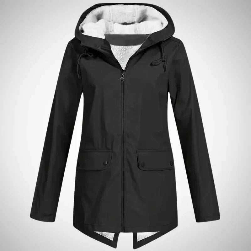 Women's Raincoat – Fleece-Lined Water-Repellent – Winter Australia