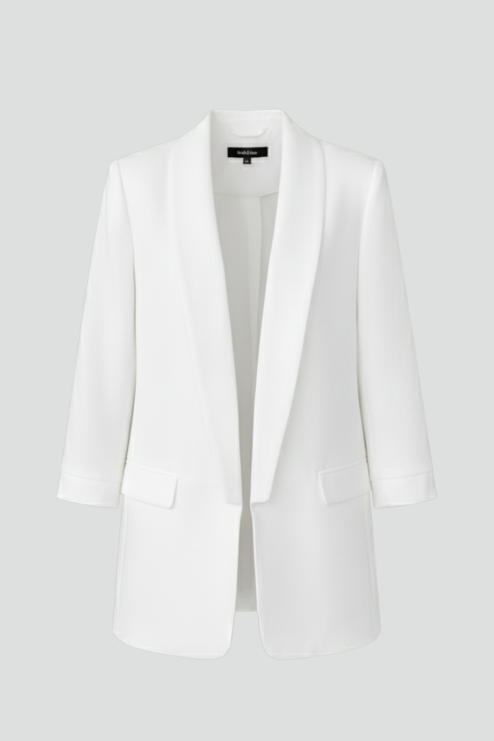 Women's Wrap Collar Blazer – Tailored Structured Fit – Smart Casual Australia