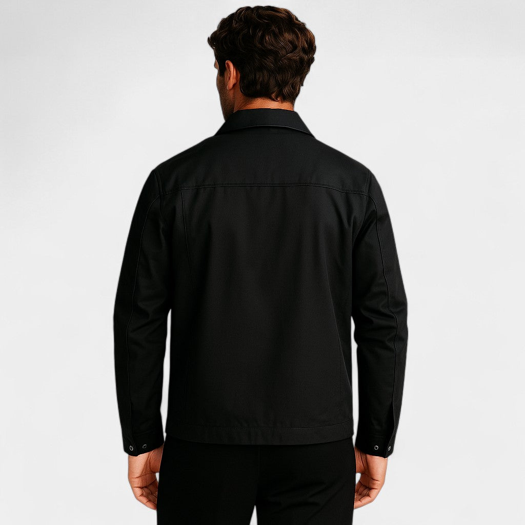 Riche Men’s Nylon Jacket – Lightweight Minimalist Windbreaker