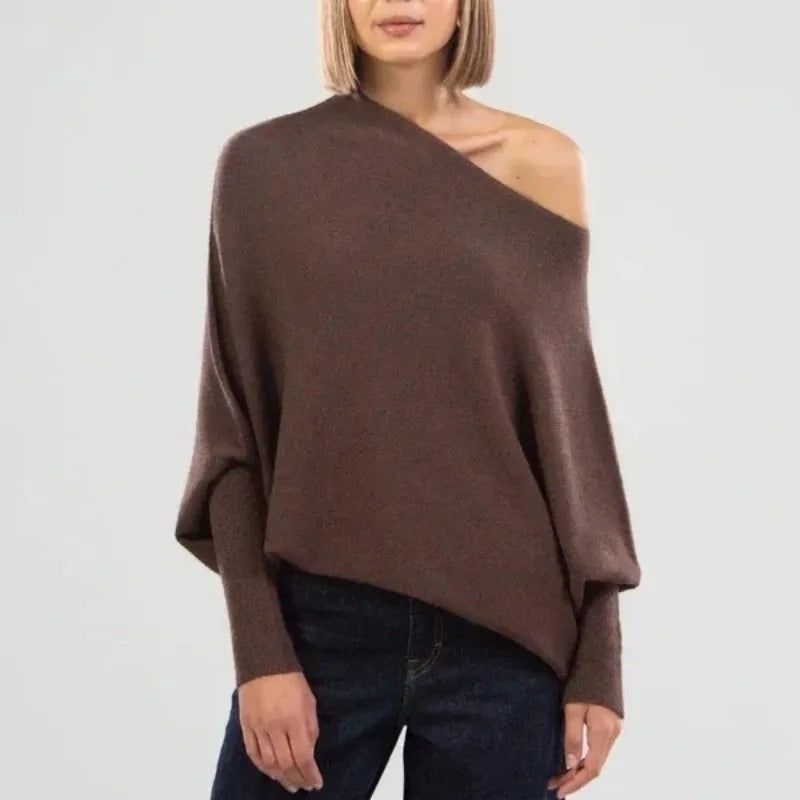 Seraphina | Off Shoulder Knit Sweater