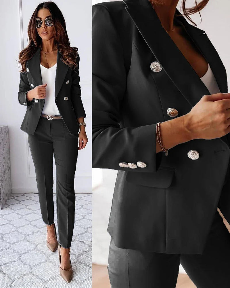 Women's Blazer & Trouser Set – Tailored Structured – Office Australia