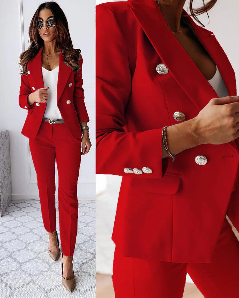 Women's Blazer & Trouser Set – Tailored Structured – Office Australia