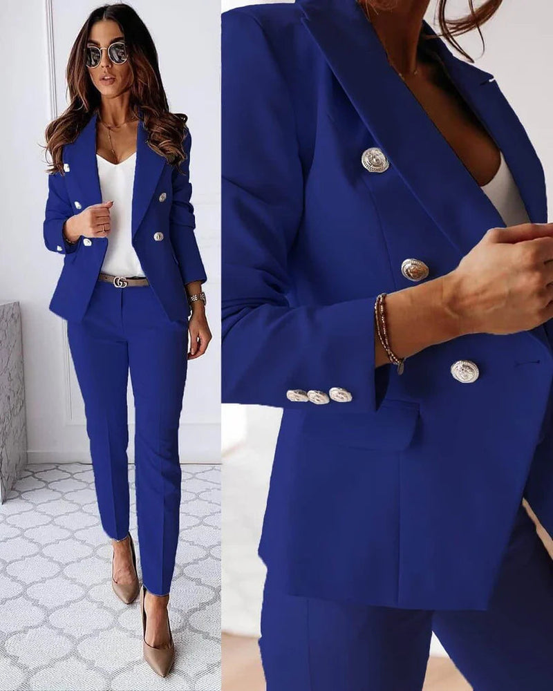 Women's Blazer & Trouser Set – Tailored Structured – Office Australia