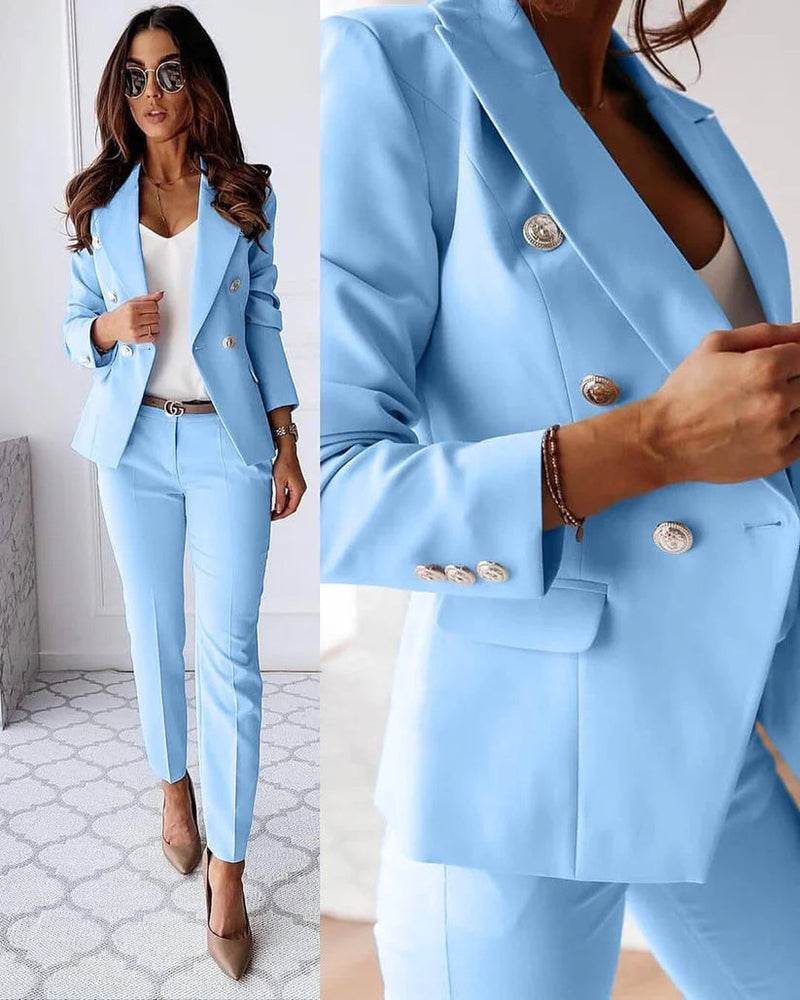 Women's Blazer & Trouser Set – Tailored Structured – Office Australia