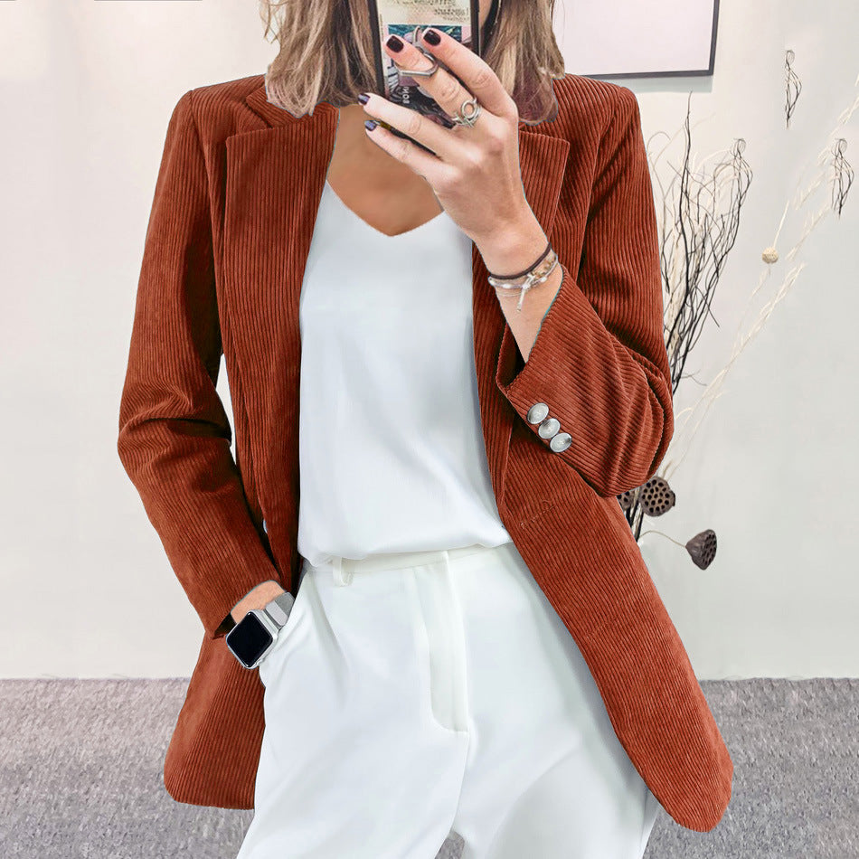 Charlotte | Women’s Corduroy Blazer
