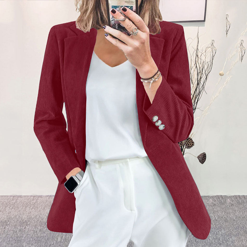 Charlotte | Women’s Corduroy Blazer