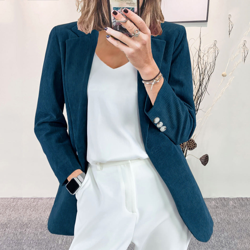 Charlotte | Women’s Corduroy Blazer