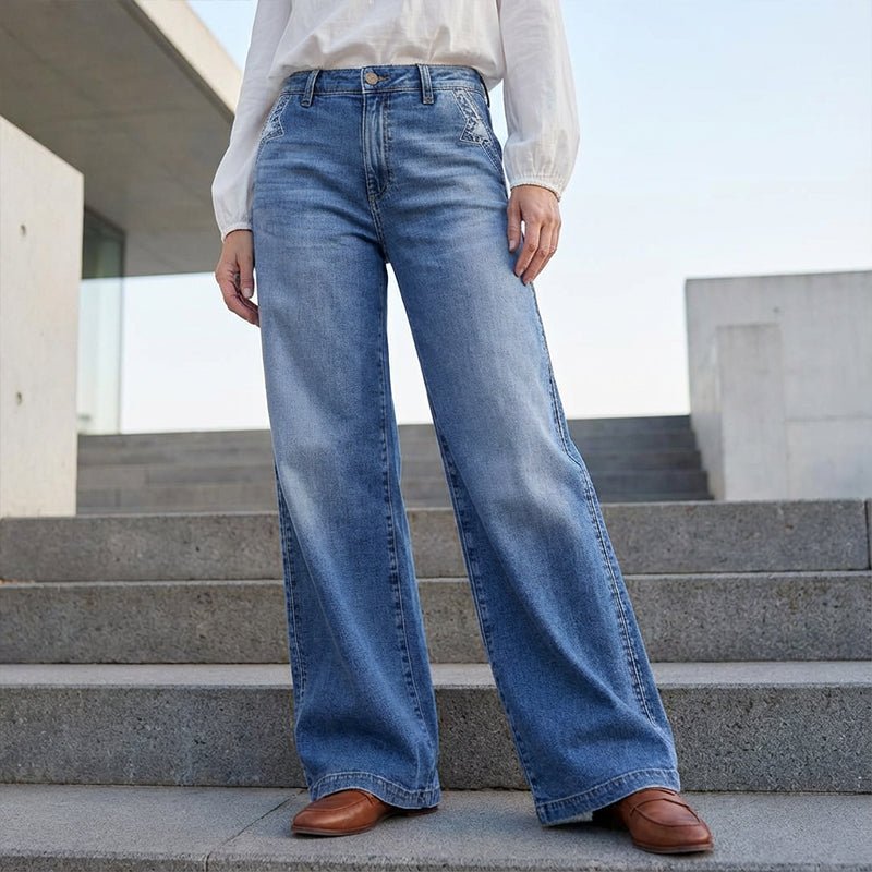 Scarlett | High-Waisted Wide-Leg Jeans