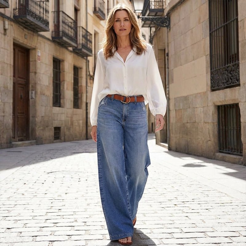 Scarlett | High-Waisted Wide-Leg Jeans