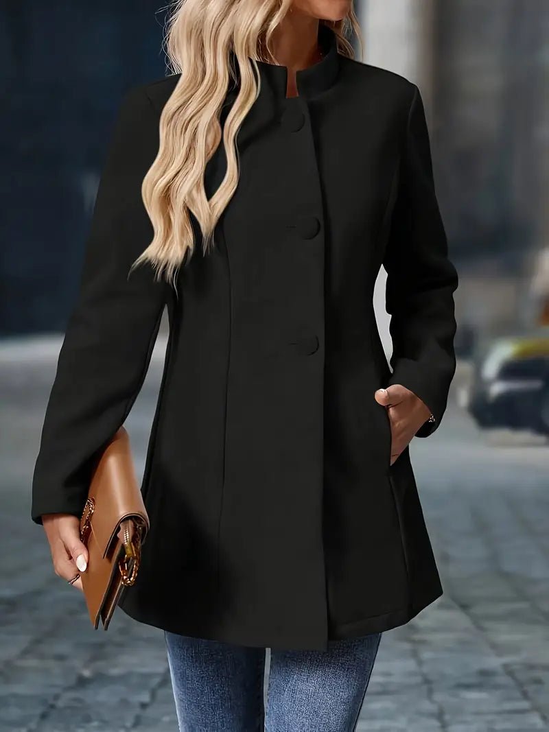 Charlotte | Elegant Wool Blend Winter Coat
