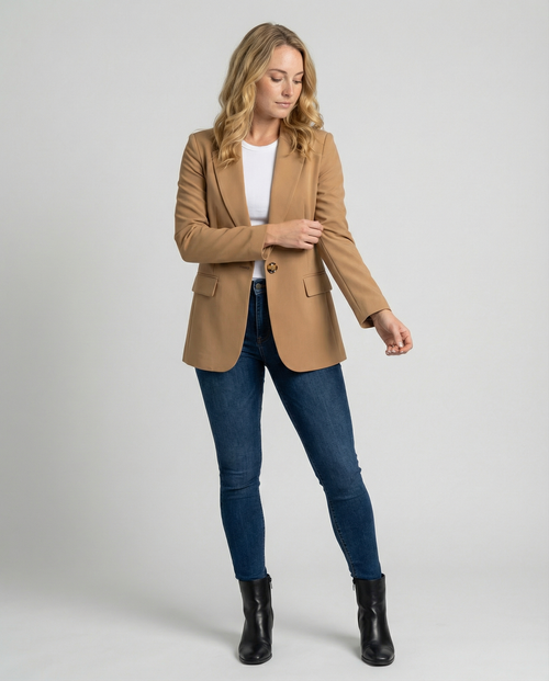 Women's Blazer – Tailored Structured – Smart Casual Work Wear Australia