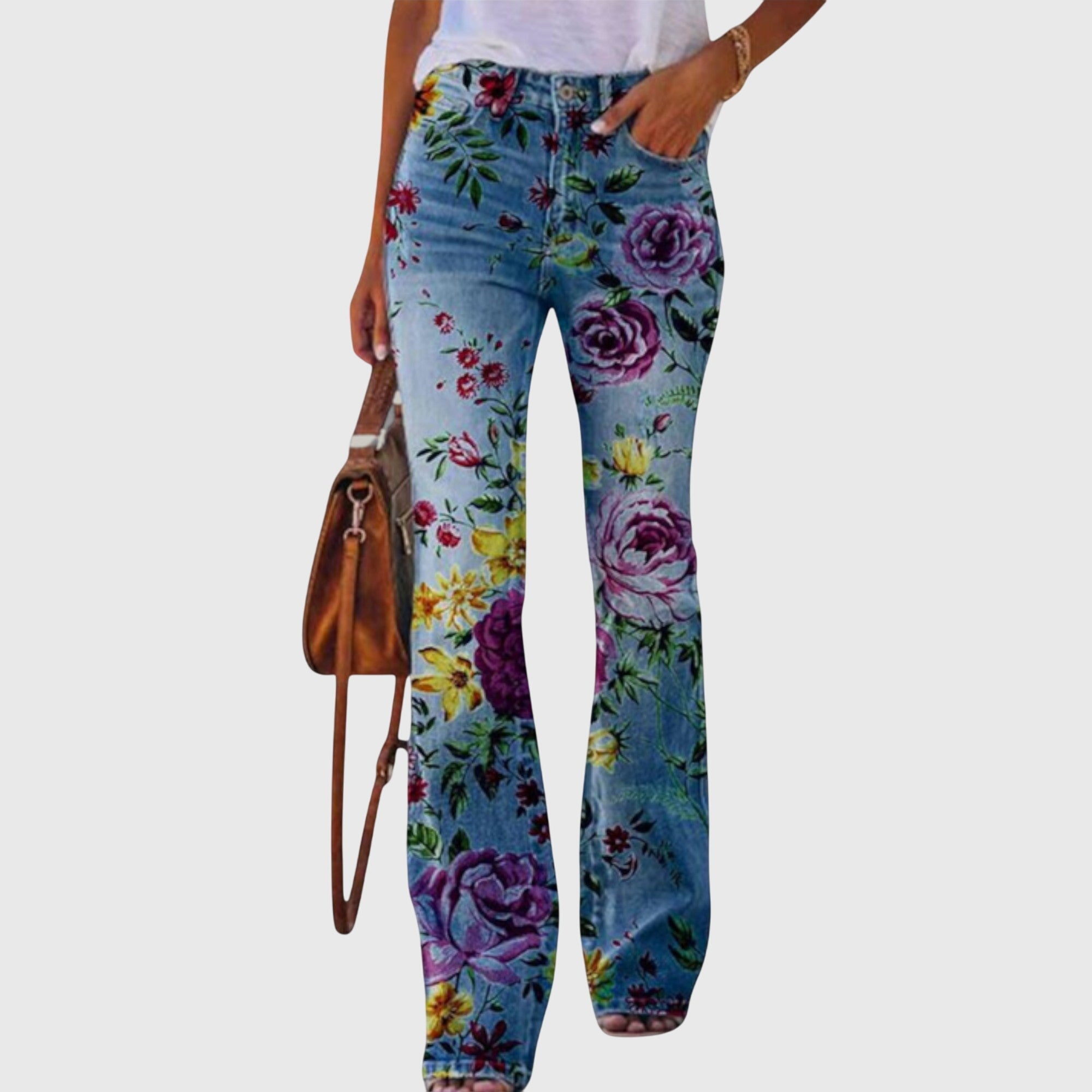 Rosalie | Floral Wide-Leg Women’s Pants