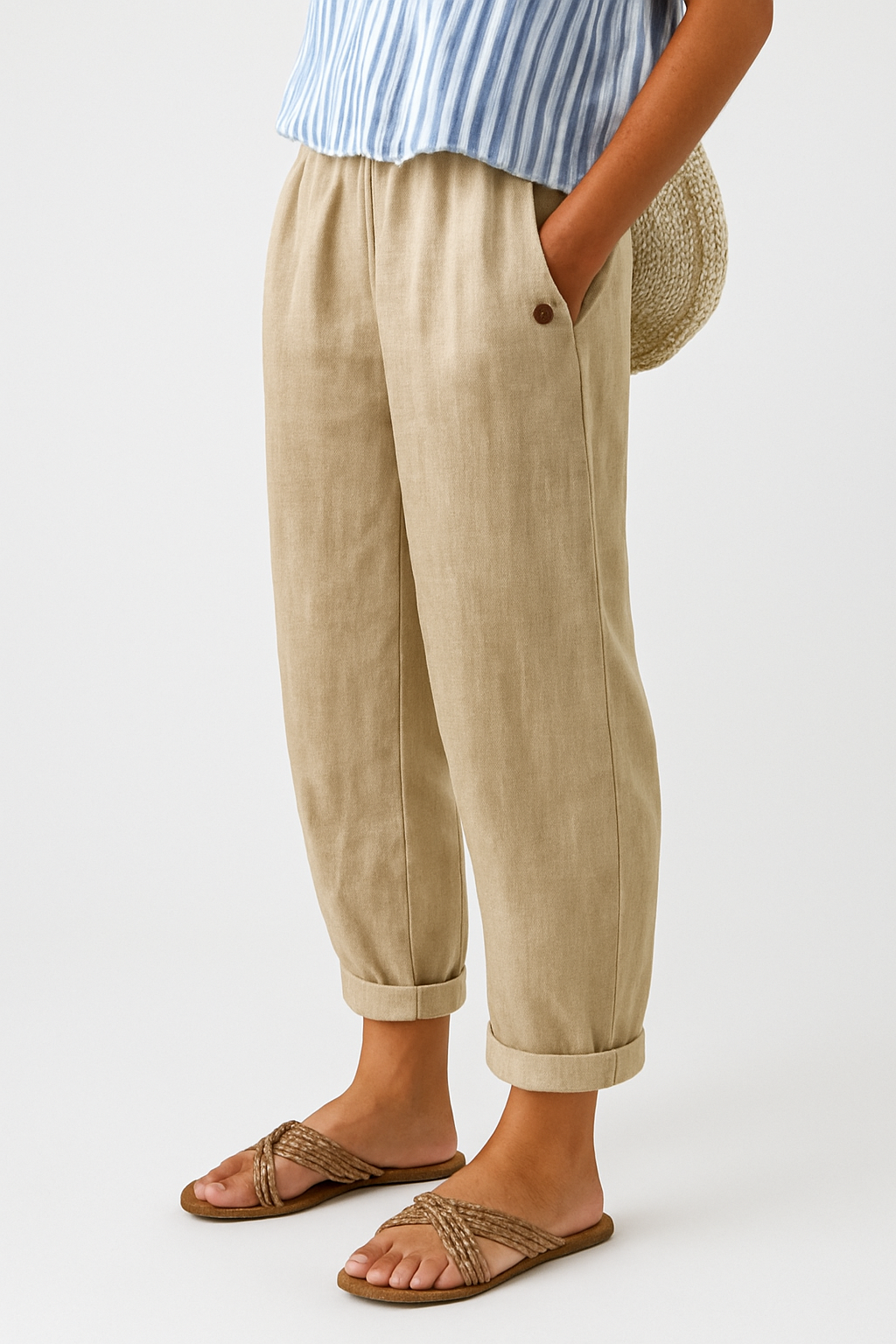 Lurevia | Elegant Straight-Leg Trousers