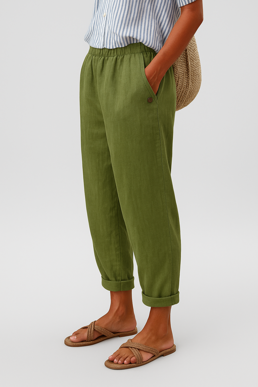 Lurevia | Elegant Straight-Leg Trousers