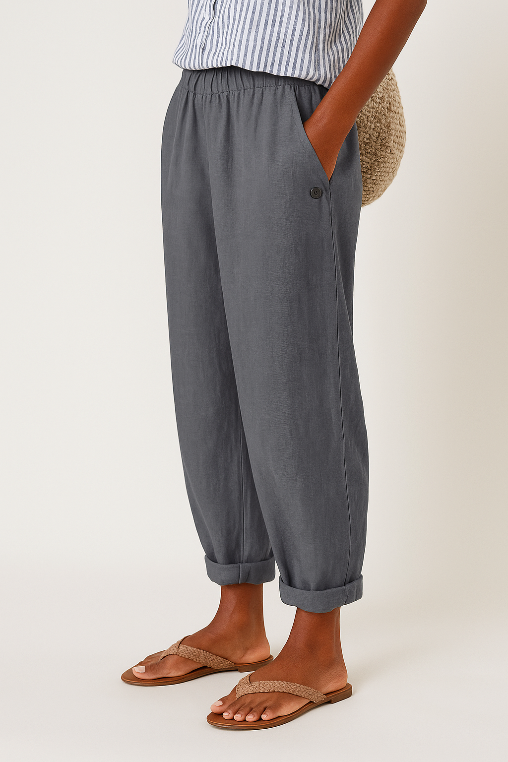 Lurevia | Elegant Straight-Leg Trousers