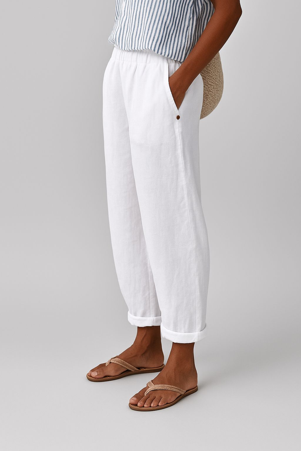 Lurevia | Elegant Straight-Leg Trousers