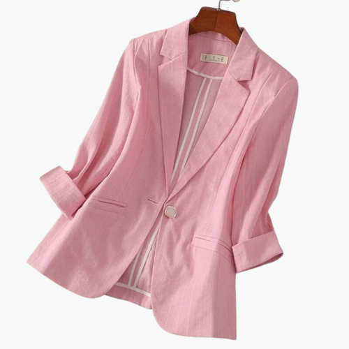 Women's Blazer – Tailored 3/4 Sleeve – Notched Lapel Smart Casual Australia