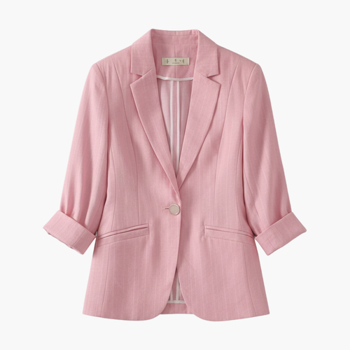 Women's Blazer – Tailored 3/4 Sleeve – Notched Lapel Smart Casual Australia