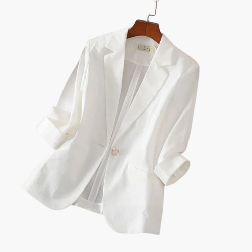 Women's Blazer – Tailored 3/4 Sleeve – Notched Lapel Smart Casual Australia