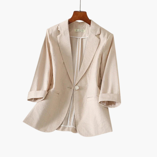 Women's Blazer – Tailored 3/4 Sleeve – Notched Lapel Smart Casual Australia