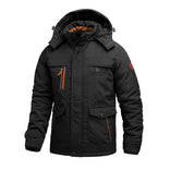 Winter Jacket – Waterproof Insulated Hooded – Regular Fit – Men's Outdoor Outerwear Australia in Black