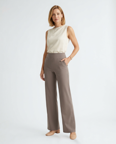 Luna | Premium High Waist Stretch Trousers
